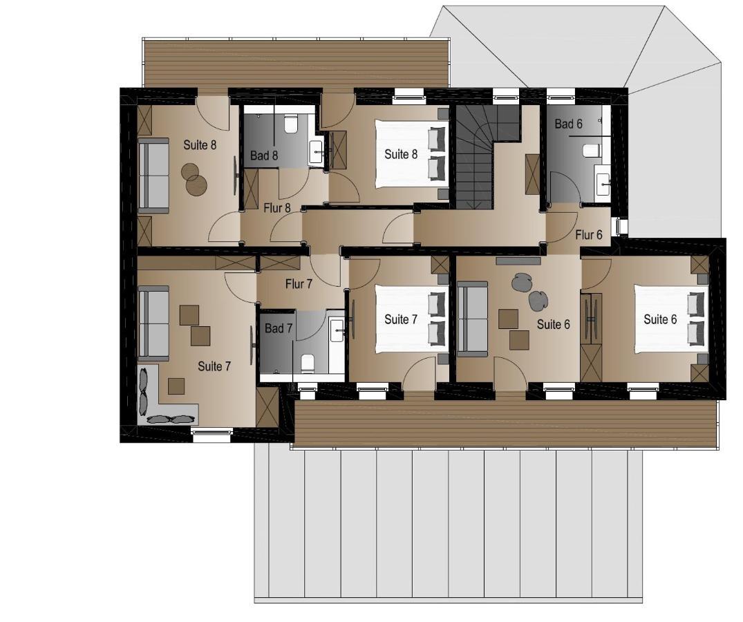 Serviced Luxury Chalet Evi, Ski-In Ski-Out Kaprun Eksteriør billede